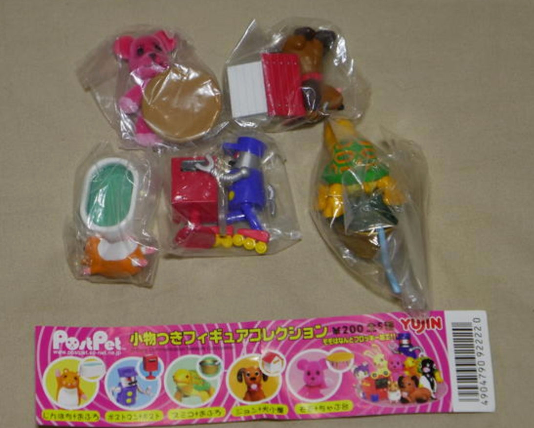 Yujin Portpet Gashapon 5 Collection Figure Set