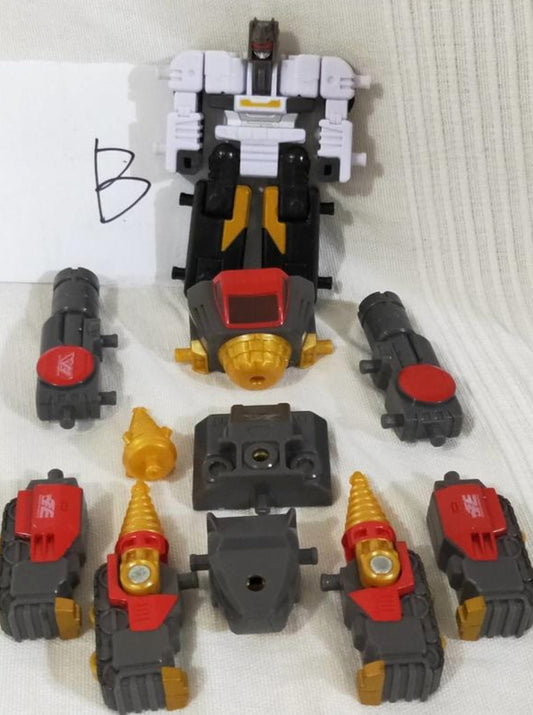 Bandai Machine Robo Mugenbine Build Gattai Energy Rhinoce Action Figure Used