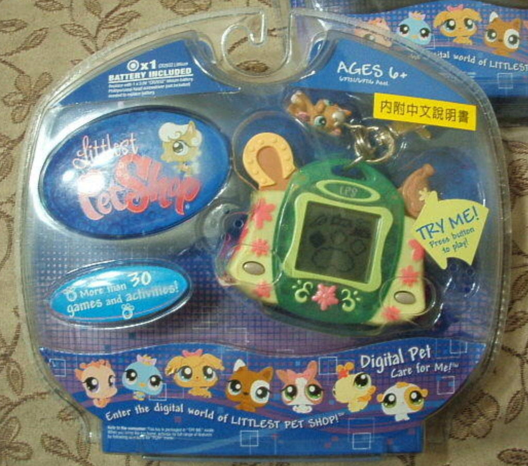 Littlest Pet Shop Digital LSI LCD Game Handheld Key Chain Pony ver Figure