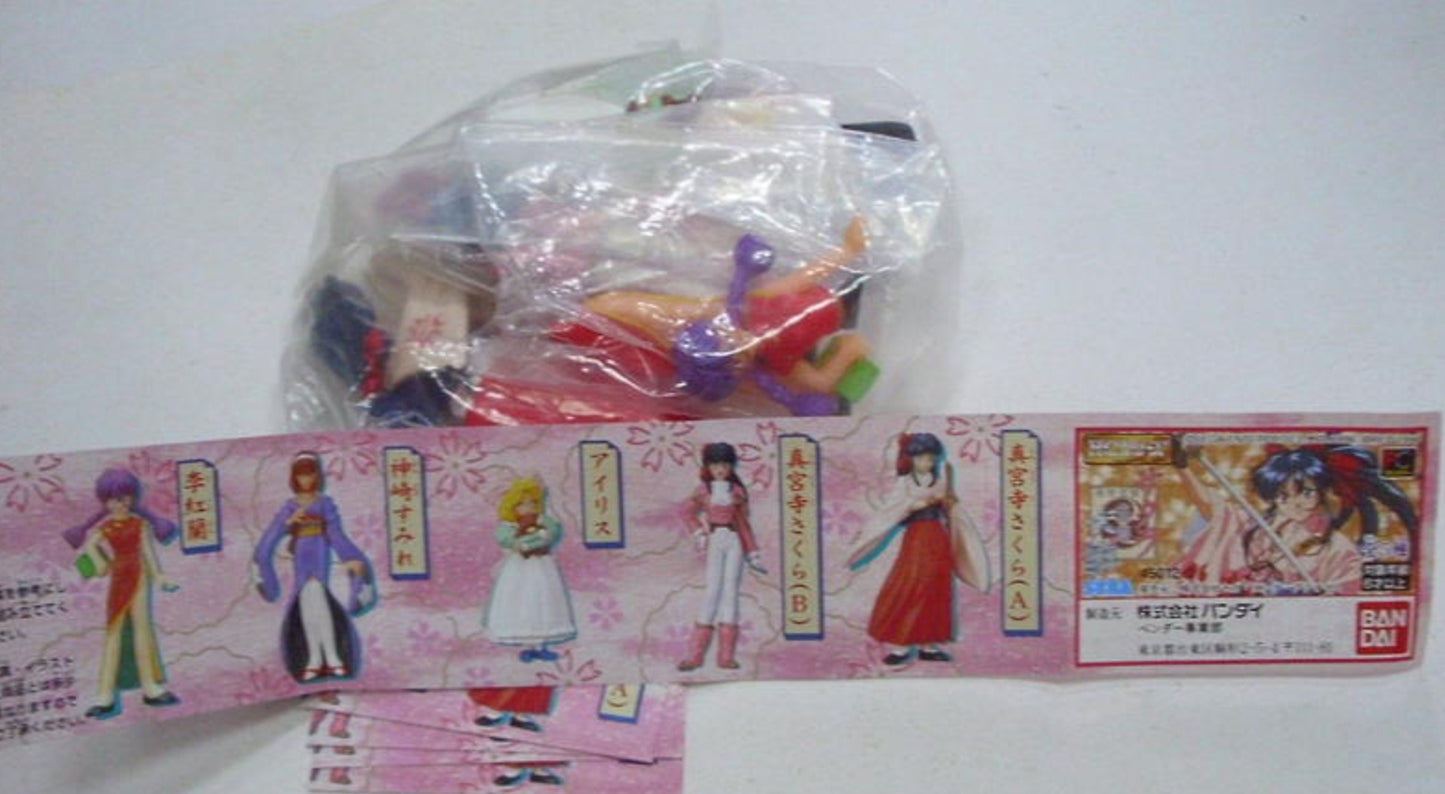 Bandai Sakura Wars Taisen Gashapon Part 1 5 Figure Set