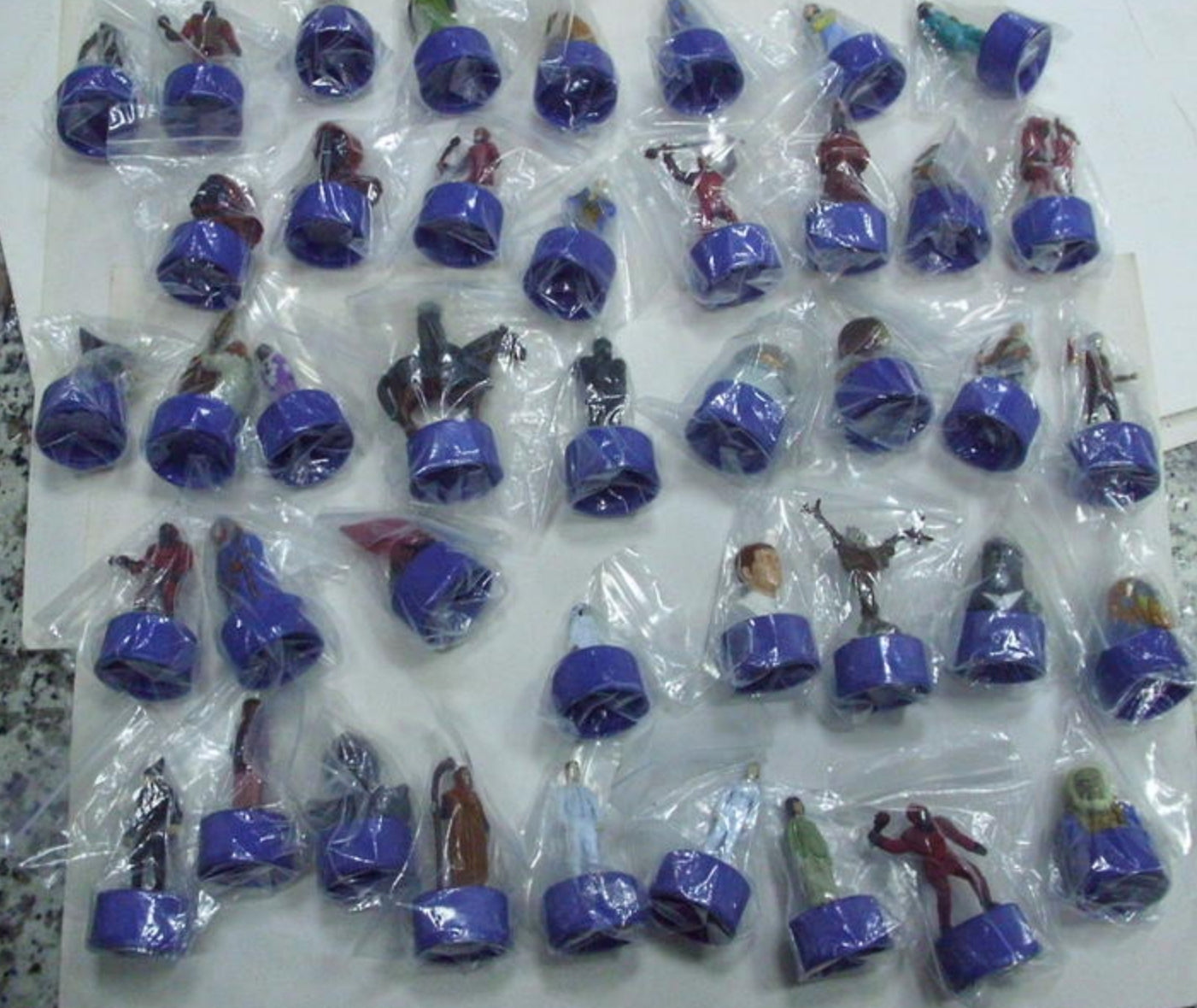 Pepsi Planet Of The Apes Bottle Cap Lot 42 Trading Figure Set