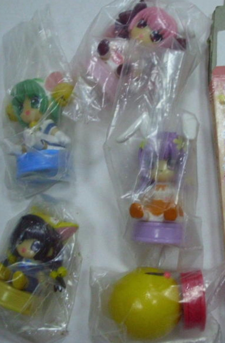 Takara Di Gi Charat 5 Stamp Trading Figure Set