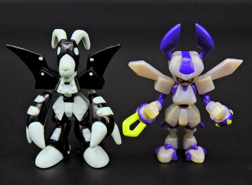 Takara Medabots Medarot 13 & 22 Mini Figure Used