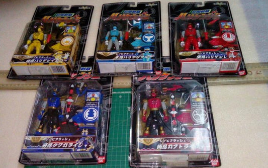 Bandai Power Rangers Hurricaneger Ninja Storm 5 Fighter Action Figure Set