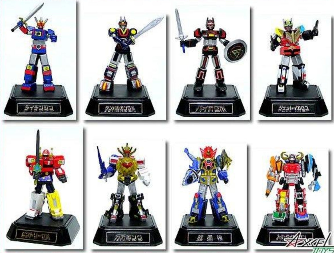 Bandai Dragon Super Sentai Robot Megazord Super Modeling Soul Of Hyper Figuration Part 2 8 Figure Set