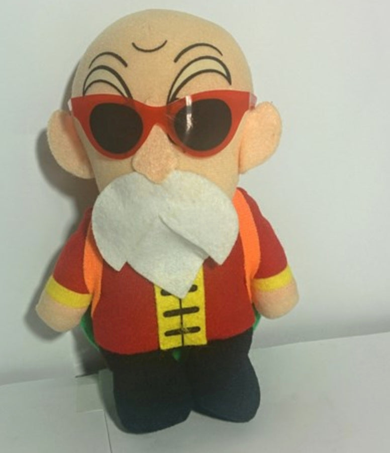 Bandai 1992 Dragon Ball Z DBZ Roshi 5" Plush Doll Figure