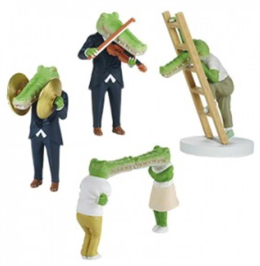 Takara Gashapon Keigo Life of Crocodile Part 1 4 Figure Set