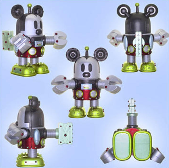 Yujin Disney 400% Box Gashapon Robo-D Mickey Mouse Action Figure