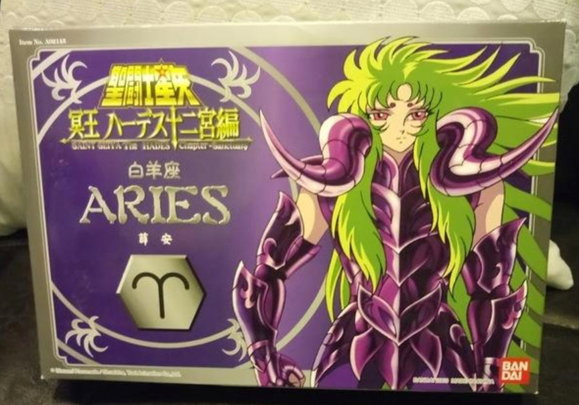 Bandai Saint Seiya Myth Cloth Aries H.K. ver Plastic Action Figure