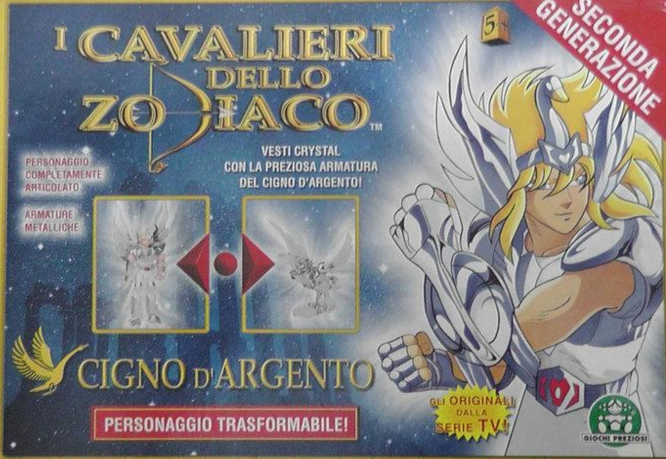 Giochi Preziosi Saint Seiya Myth Cloth I Cavalieri Dello Zodiaco Cigno D'argento Cygnus Hyoga Plastic Action Figure