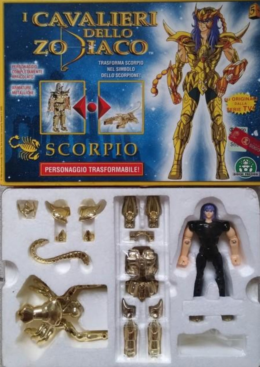 Giochi Preziosi Saint Seiya Myth Cloth I Cavalieri Dello Zodiaco Cigno D'argento Scorpio Plastic Action Figure