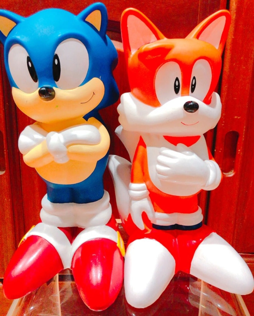 Sega 1991 Sonic Adventure The Hedgehog 12 Soft Vinyl Coin Bank