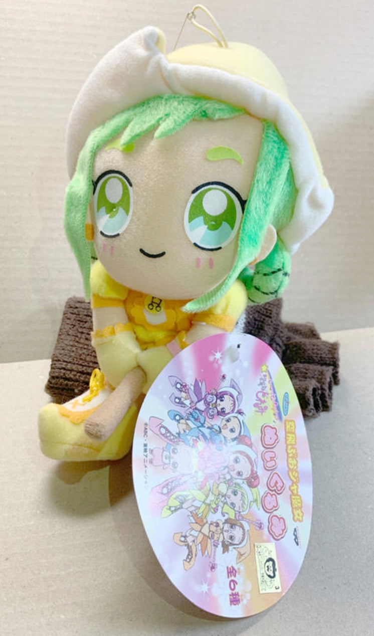 Banpresto 2001 Magical Ojamajo Do Re Mi Momoko Asuka w/ Broom 6" Collection Plush Doll Figure