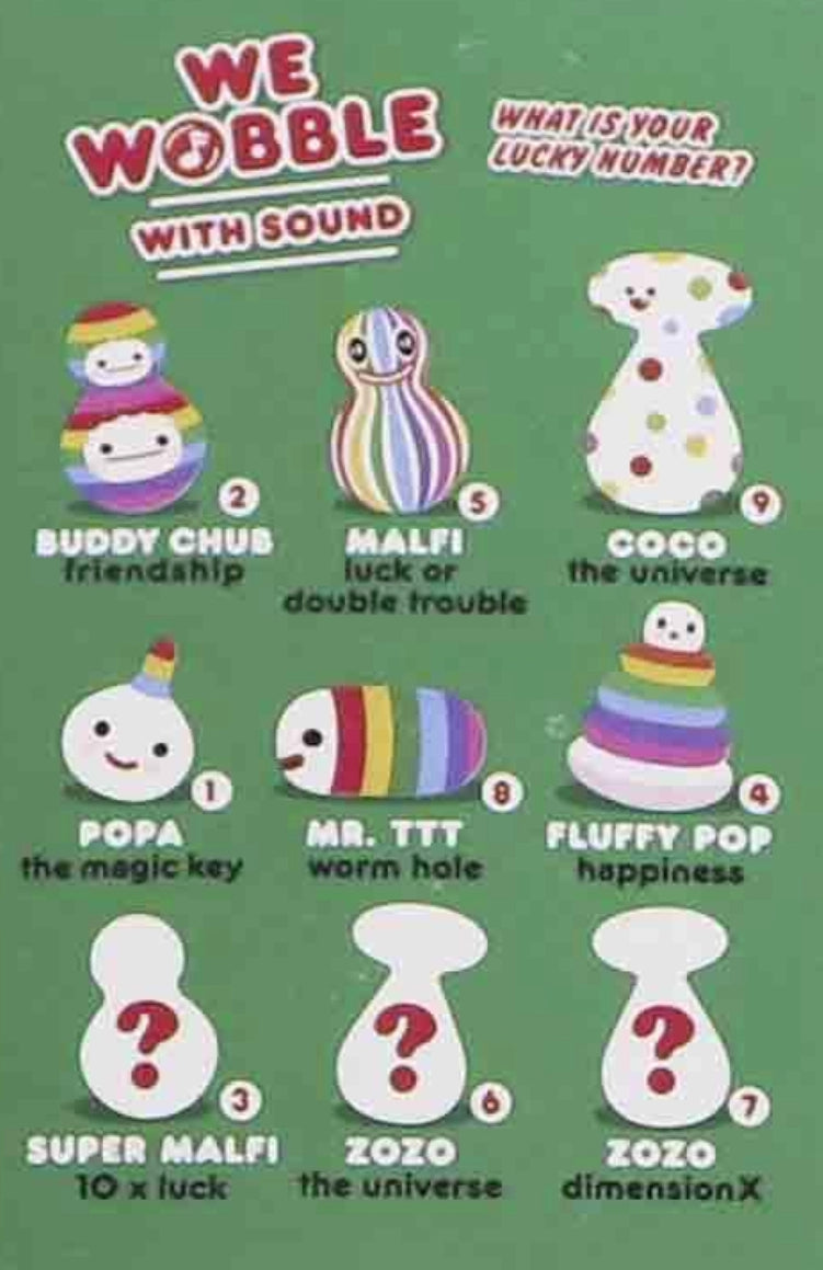 StrangeCo 2008 Friends With You Wish Come True We Wobble No 4 Fluffy Pop Happiness Figure