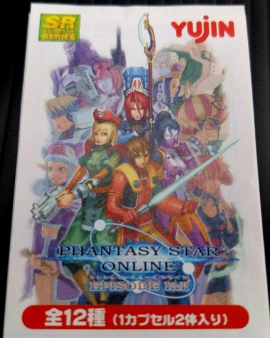 Yujin Phantasy Star Online PSO Gashapon Episode I&II 6+6 Mini Trading Figure Set