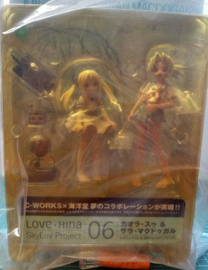 Kaiyodo C-Works Skyluv Project Love Hina 06 Kaolla Su & Sarah McDougal Action Figure