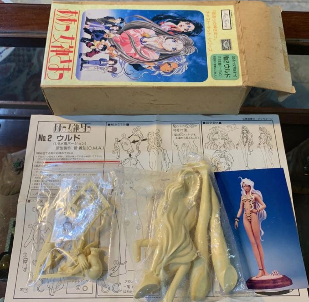 Max Factory 1/8 Ah Oh My Goddess Urd Bikini Swimsuit ver Resin Cold Cast Model Kit Figure