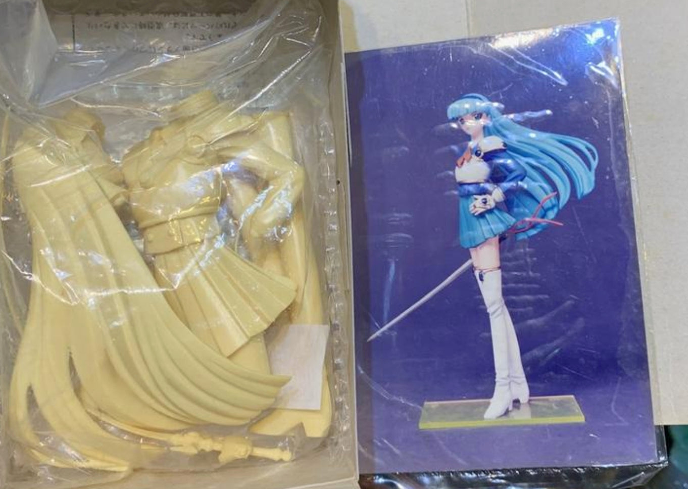 Kaiyodo 1/8 Clamp Magic Knight Rayearth 3 Resin Cold Cast Model Kit Figure Set