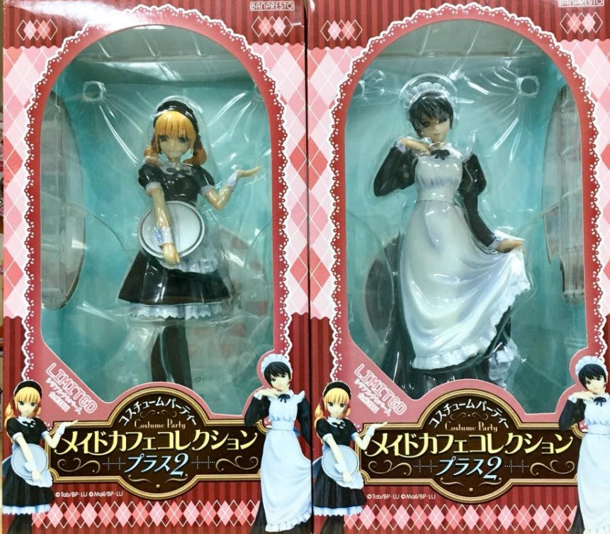 Banpresto Costume Party Welcome to Maid Cafe Part 2 2 Pvc Figure Set