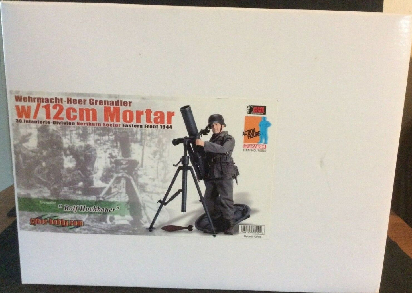Dragon 1/6 12" Cyber Hobby Rolf Hochbauer Wehrmacht Heer Grenadier w/12cm Mortar Action Figure
