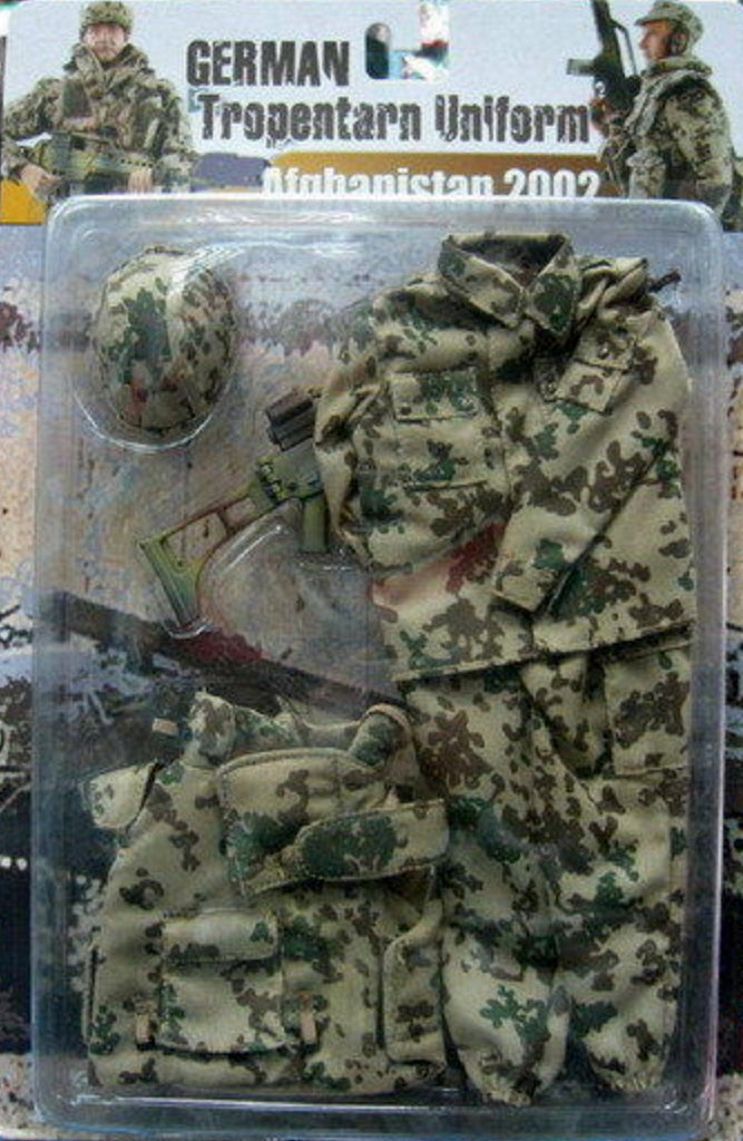 Armoury 1/6 12" WWII German Tropentarn Uniform Afghanistan 2002 3 Action Figure Set