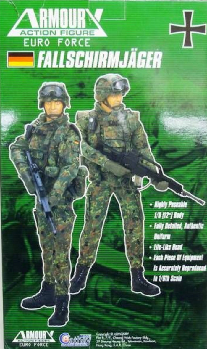 Armoury 1/6 12" Euro Force German Fallschirmjäger Action Figure