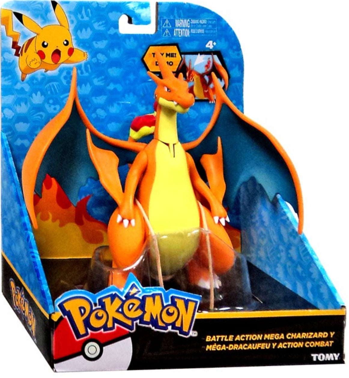 Tomy Pokemon Pocket Monster Battle Action Mega Charizard Y 6" Action Figure