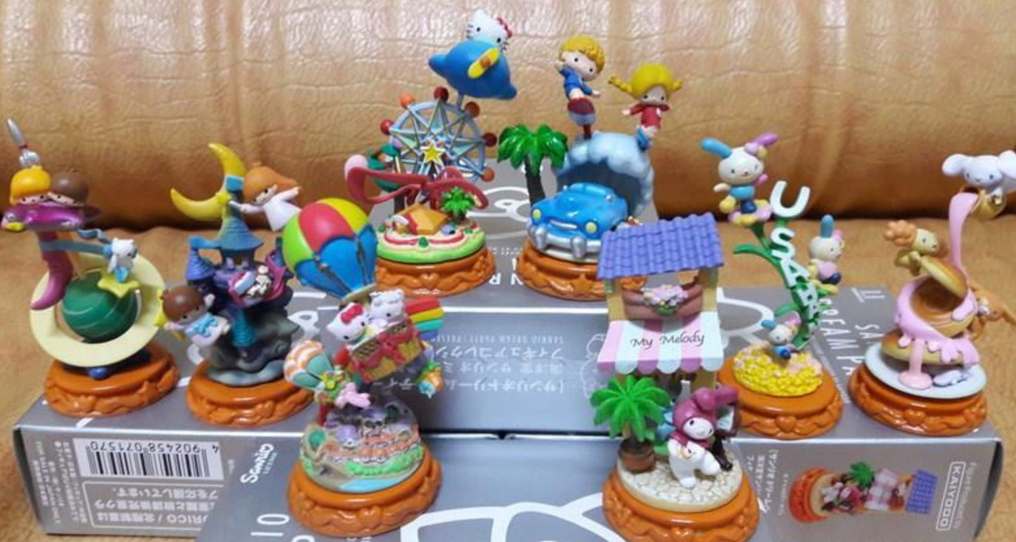 Kaiyodo Sanrio Hello Kitty Dream Party 8 Mini Trading Figure Set
