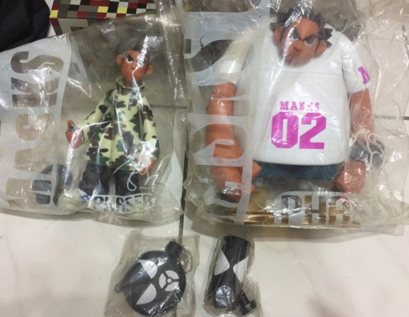 Eric So Phase Masks 01 & 02 White ver 7" Vinyl Figure Set