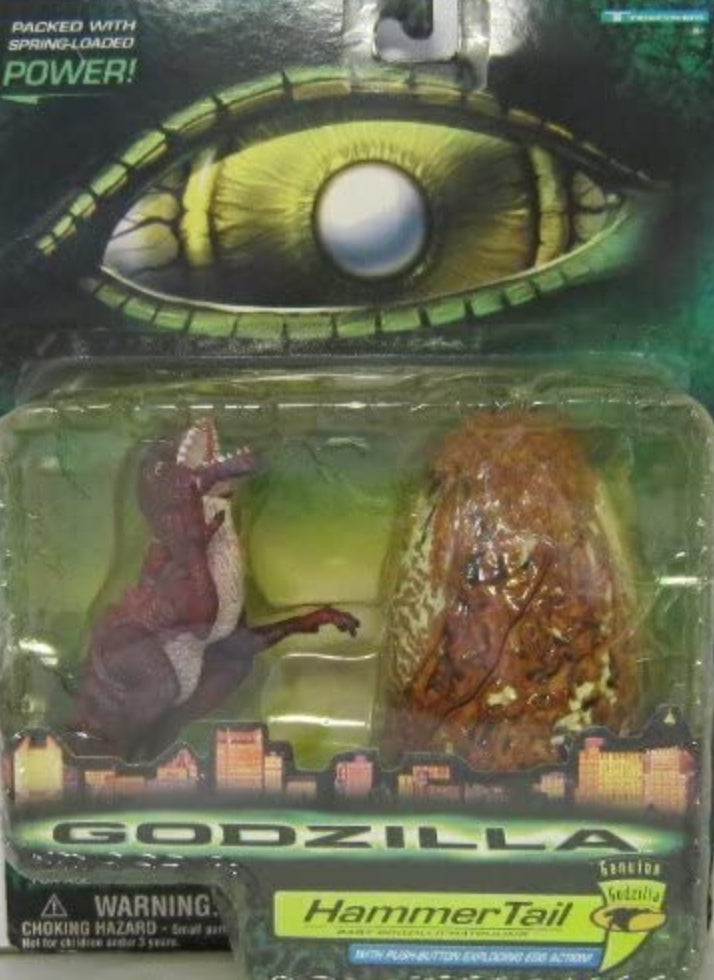 Trendmasters Genuine Godzilla Hammer Tail Baby Godzilla Hatchling Action Figure