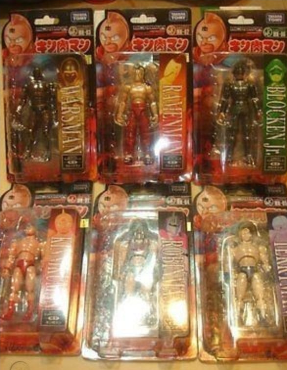 Takara 1/18 Microman Micronauts Kinnikuman MK-01~06 6 Action Figure Set