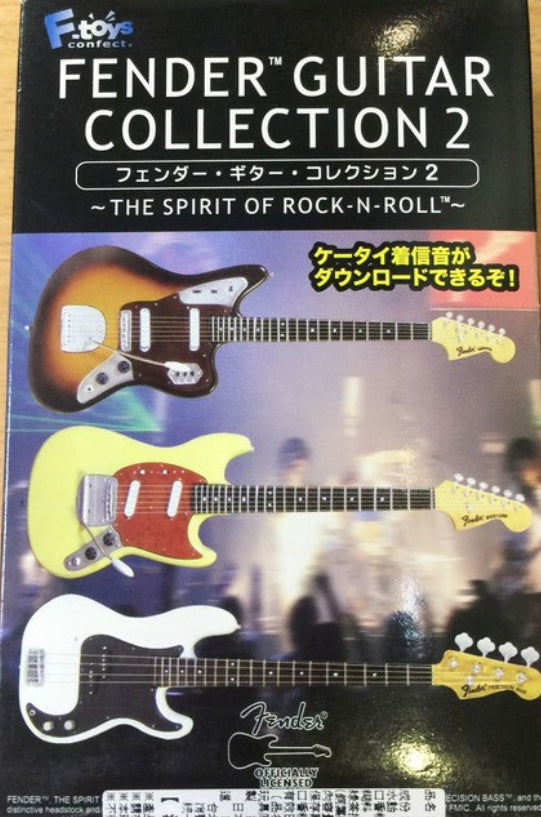 F-toys 1/8 Fender Guitar Collection Part 2 5 Random Sealed Box Trading Figure Set