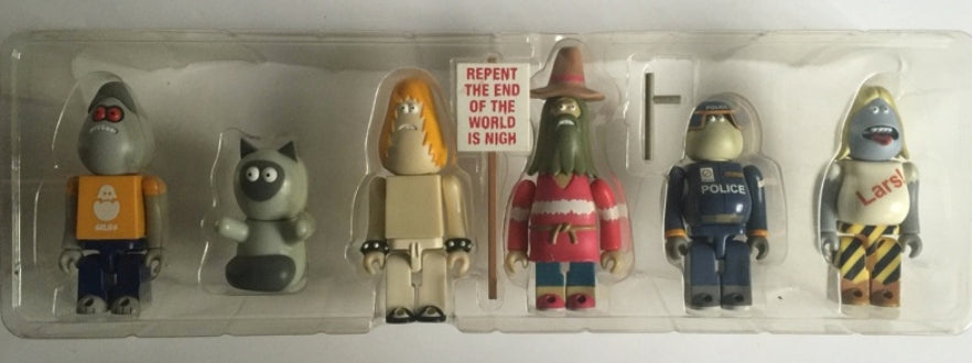 Medicom Toy Kubrick 100% James Jarvis World Of Pain 6 3" Vinyl Figure Set