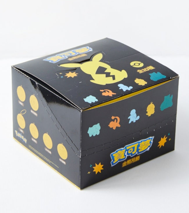 Yendar Taiwan Limited Pokemon Pocket Monster 10 Golden Coin Strap Trading Figure Set