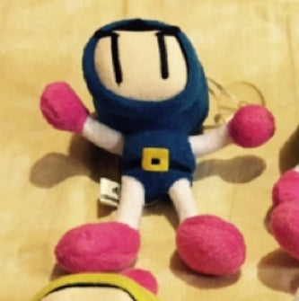 Taiwan Limited Bomberman Blue ver 6" Plush Doll Figure
