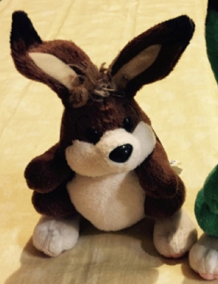 Taiwan Limited Bomberman Rabbit Brown ver 6" Plush Doll Figure