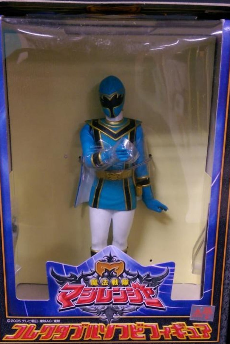 Banpresto 2005 Power Rangers Mystic Force Magiranger Magi Blue Fighter 4" Trading Figure