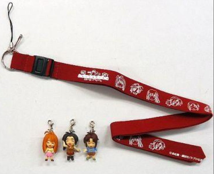 Sega Love Hina 3 Mascot Strap Trading Figure Set