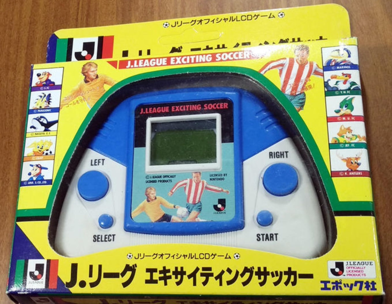 Epoch J League Exciting Soccer LCD LSI Electronic Handheld Game