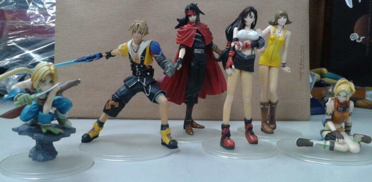 Square Enix Final Fantasy Trading Arts Vol 2 6 Color Collection Figure Set Used