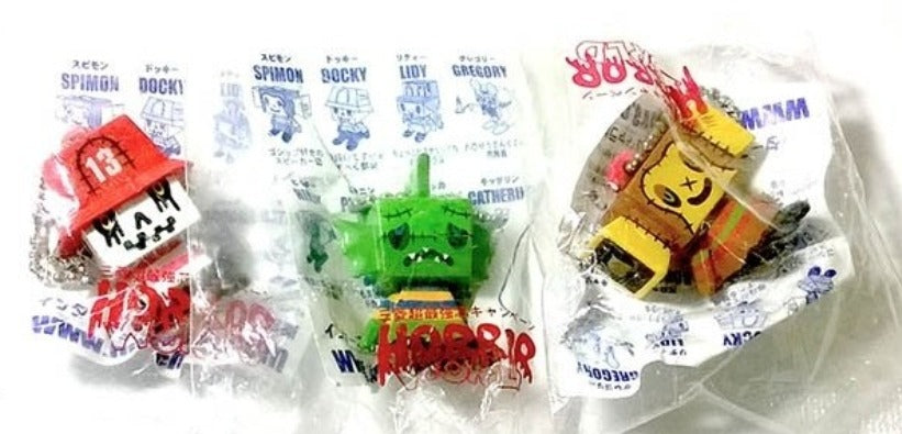 Milky Cartoon Midnight Horror School 3 Strap Trading Figure Set