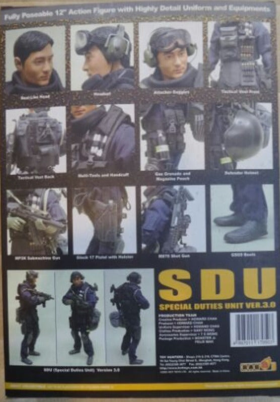 Hot Toys 1/6 12" SDU Special Duties Unit Ver 3.0 Action Figure