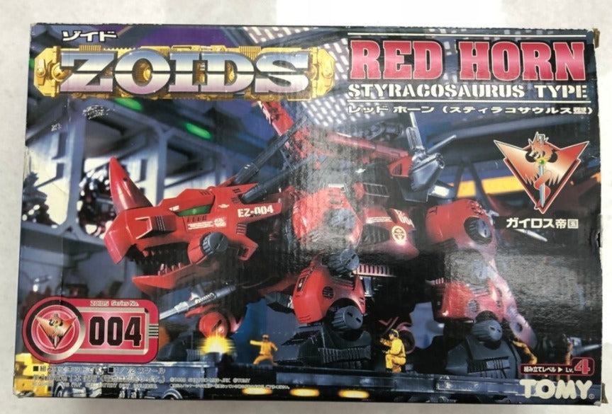 Tomy Zoids 1/72 EZ-004 Red Horn Styracosaurus Type Model Kit Figure