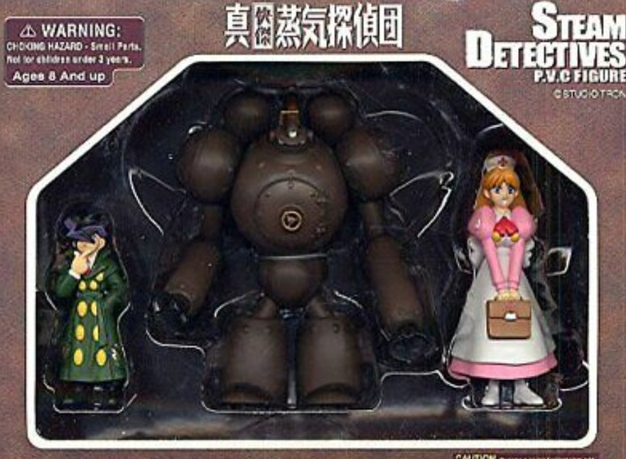 Alpha 2002 Steam Detectives 3 Pvc Figure Set
