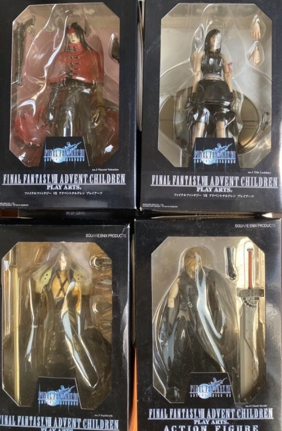 Square Enix Final Fantasy VII 7 Advent Children Play Arts 4 Action Figure Set