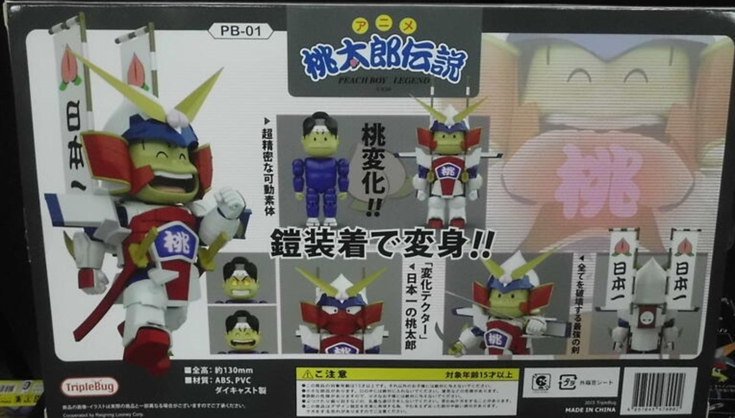 TripleBug 2015 PB-01 Momotaro Dentetsu Peach Boy Legend Chogokin Action Figure