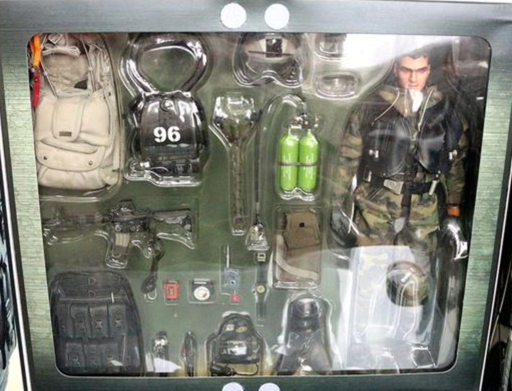 Hot Toys 1/6 12" Navy Seal Halo UDT Jumper Camo Dry Suit ver Action Figure