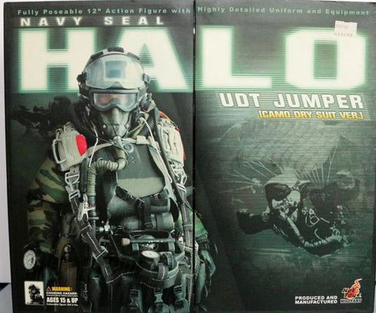 Hot Toys 1/6 12" Navy Seal Halo UDT Jumper Camo Dry Suit ver Action Figure