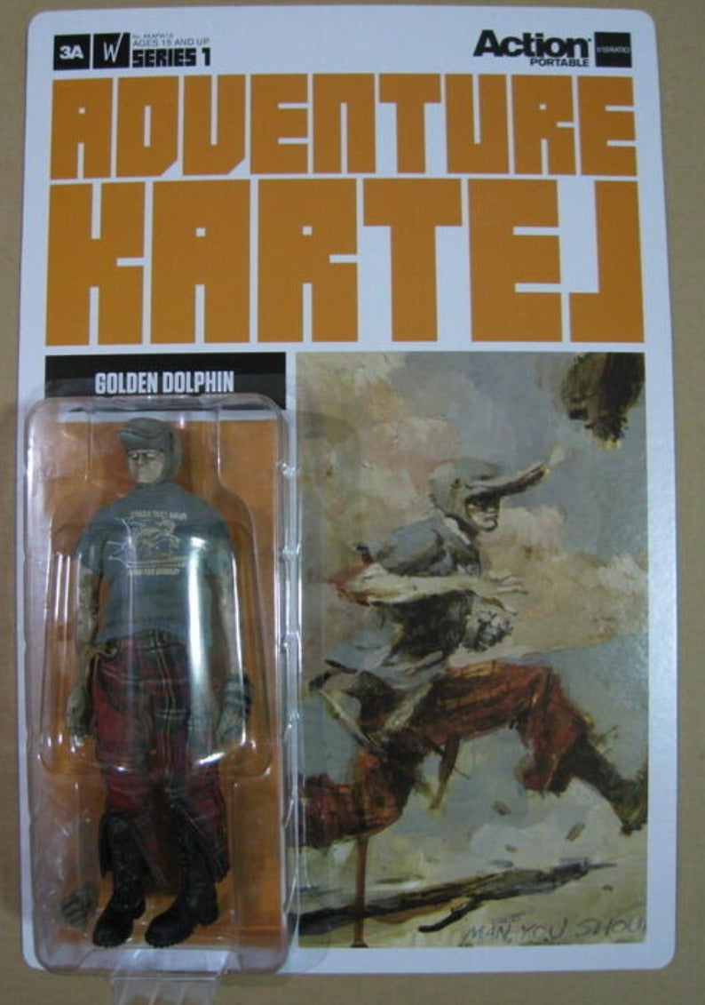 ThreeA 3A Toys 1/12 Ashley Wood Action Portable Adventure Kartel Golden Dolphin 6" Figure
