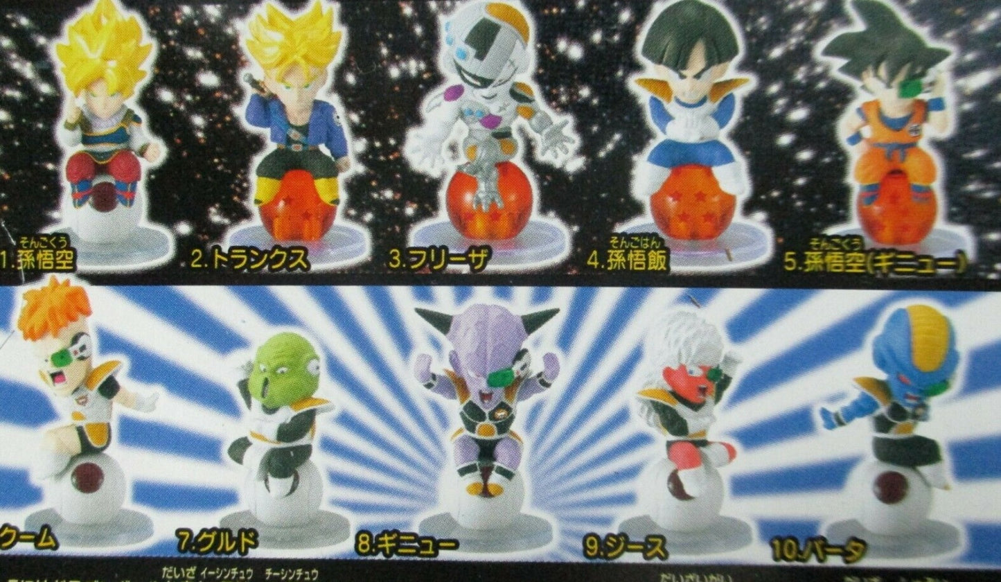 Bandai Dragon Ball Z Character Chara Puchi P11 Return of Goku ver 10 Mini Trading Figure Set